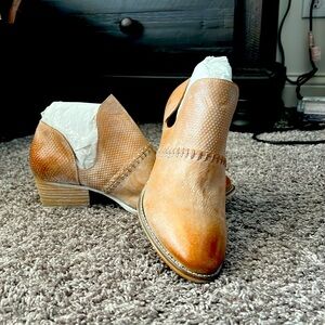 Bed Stu Roan Wedge Booties NIB